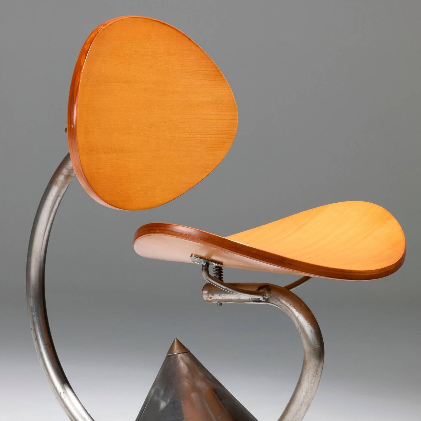 Zeus Chair by Ron Arad for Zeus United Kingdom / Italy, 1992 In Good Condition For Sale In Bonita Springs, FL