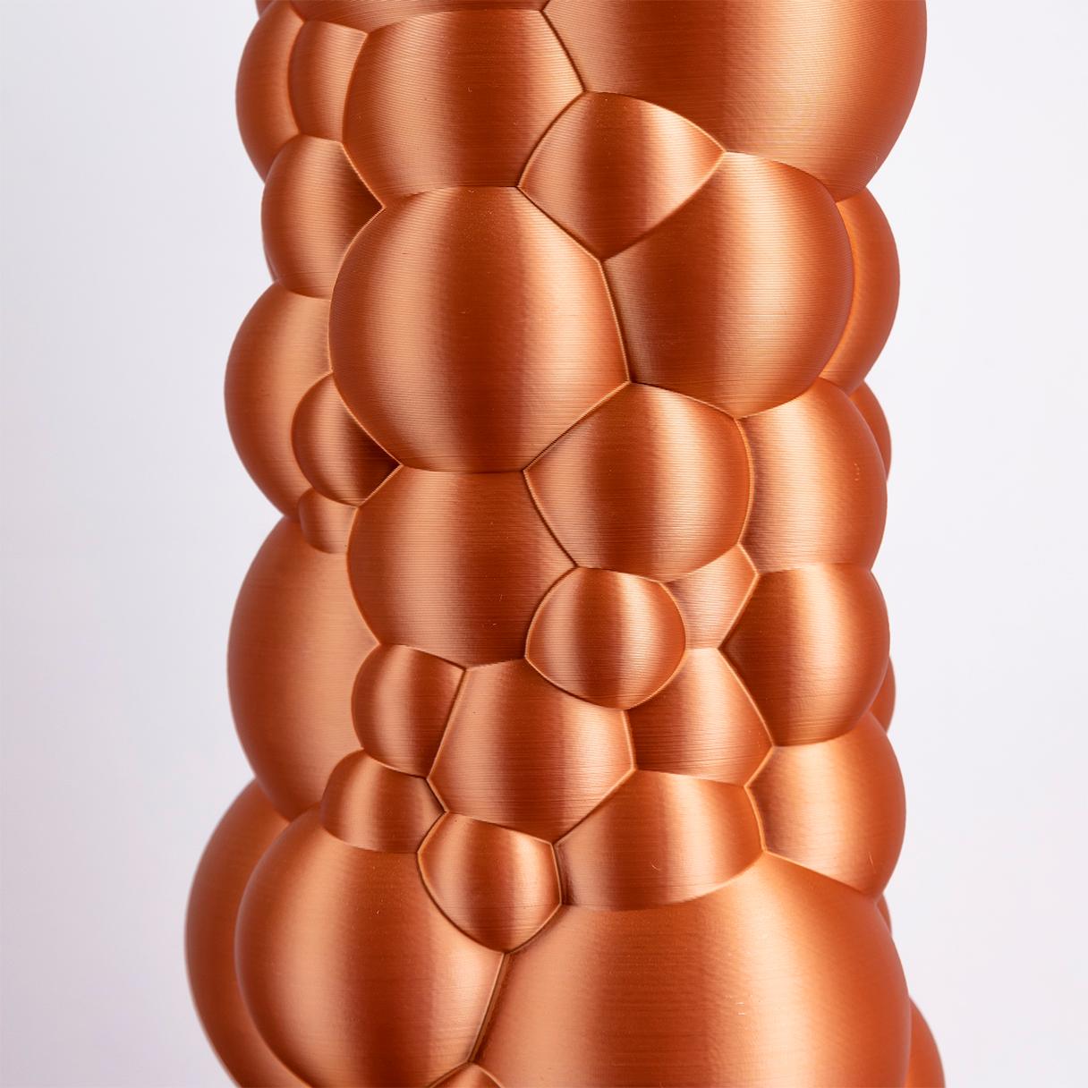 Zeus, Copper Contemporary Sustainable Vase-Sculpture In New Condition For Sale In Livorno, LI