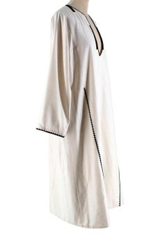 Zeus + Dione Tangara Embroidered Linen Midi Dress - Size US 6