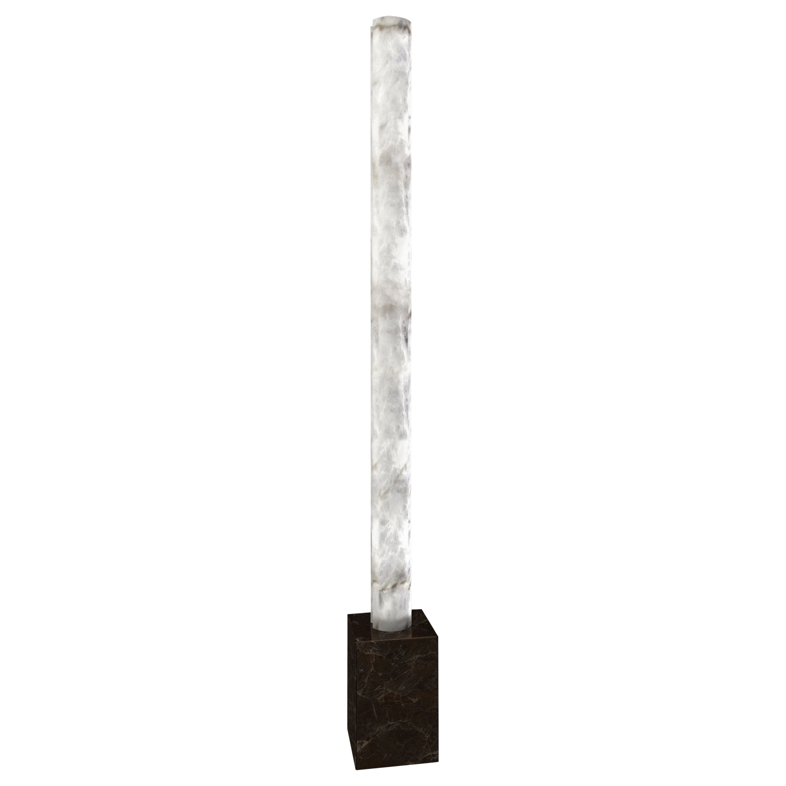 Lampadaire Zeus Emperador en marbre par Alabastro Italiano