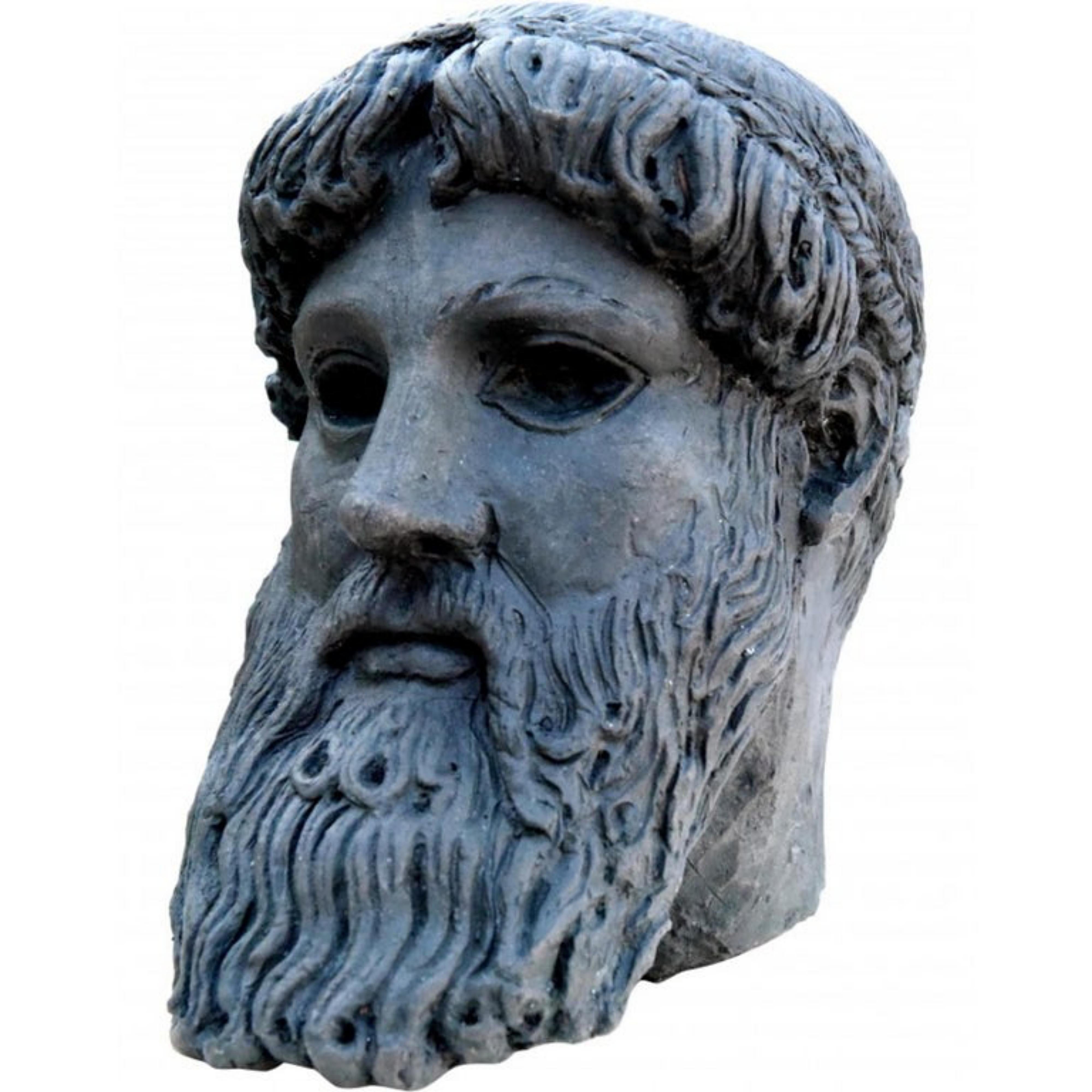 Baroque Zeus du Cap Artemision, tête en terre cuite, chronographe du 20e siècle en vente