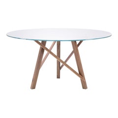 Table ronde Zeus de Giuliano et Gabriele Cappelletti par Pacini & Cappellini