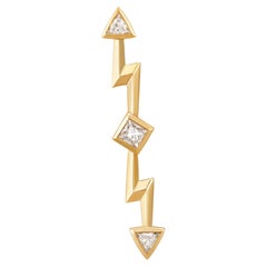 Zeus’ Thunderbolt Earring, 18-carat yellow gold and diamonds