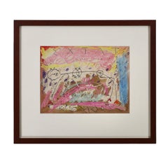 Dessin surréaliste de l'artiste californien Daniel " Zev " Harris