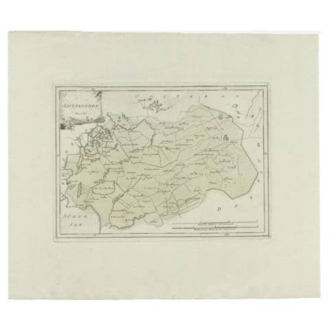 Zevenwolden, Friesland – von Reilly antique map, 1791