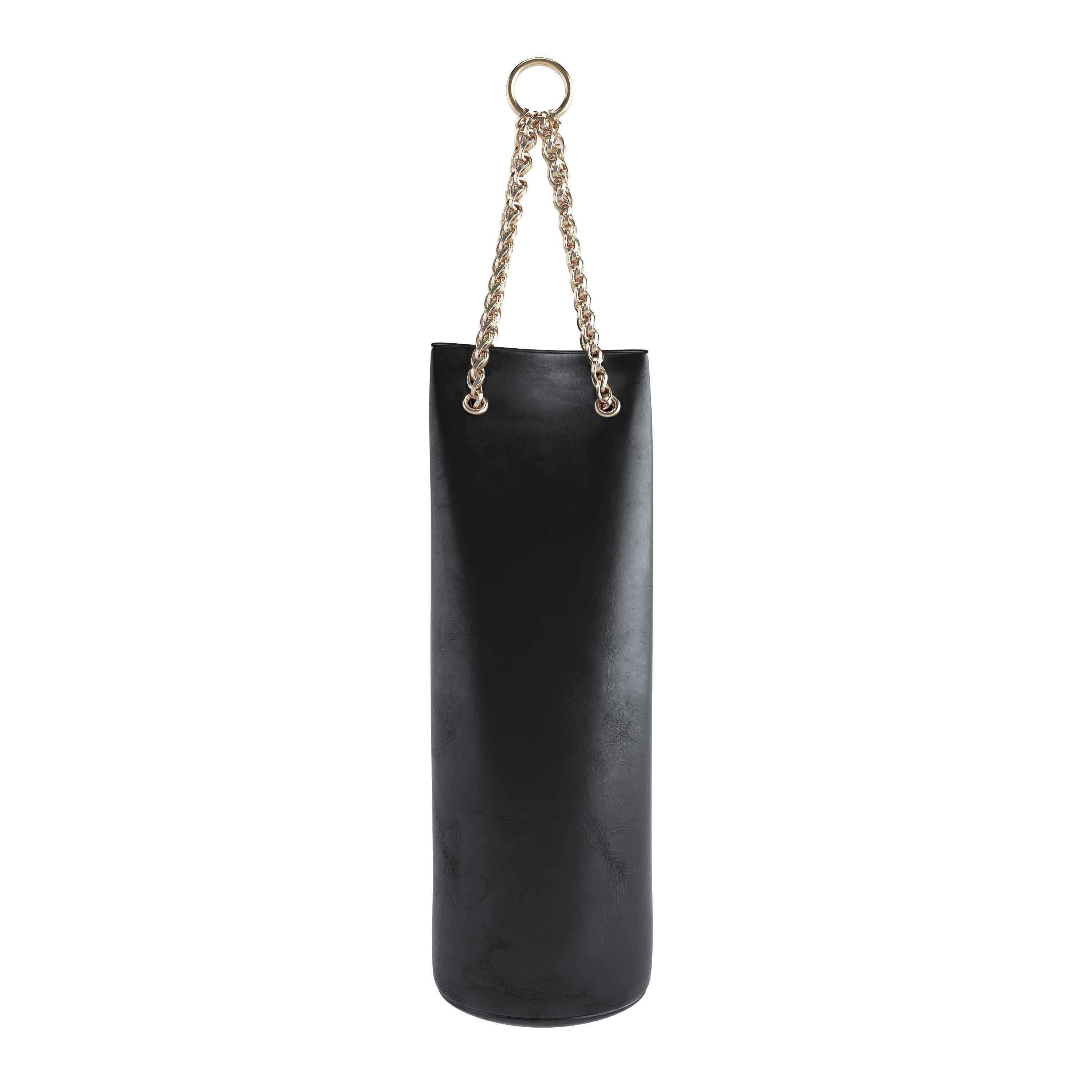 The interesting thing in boxing was always the combination of violence and chic.
We combined these two attributes into a beautiful piece of art.
The Zeville Punching Bag is a great combination of a beautiful center piece that can be put to practical