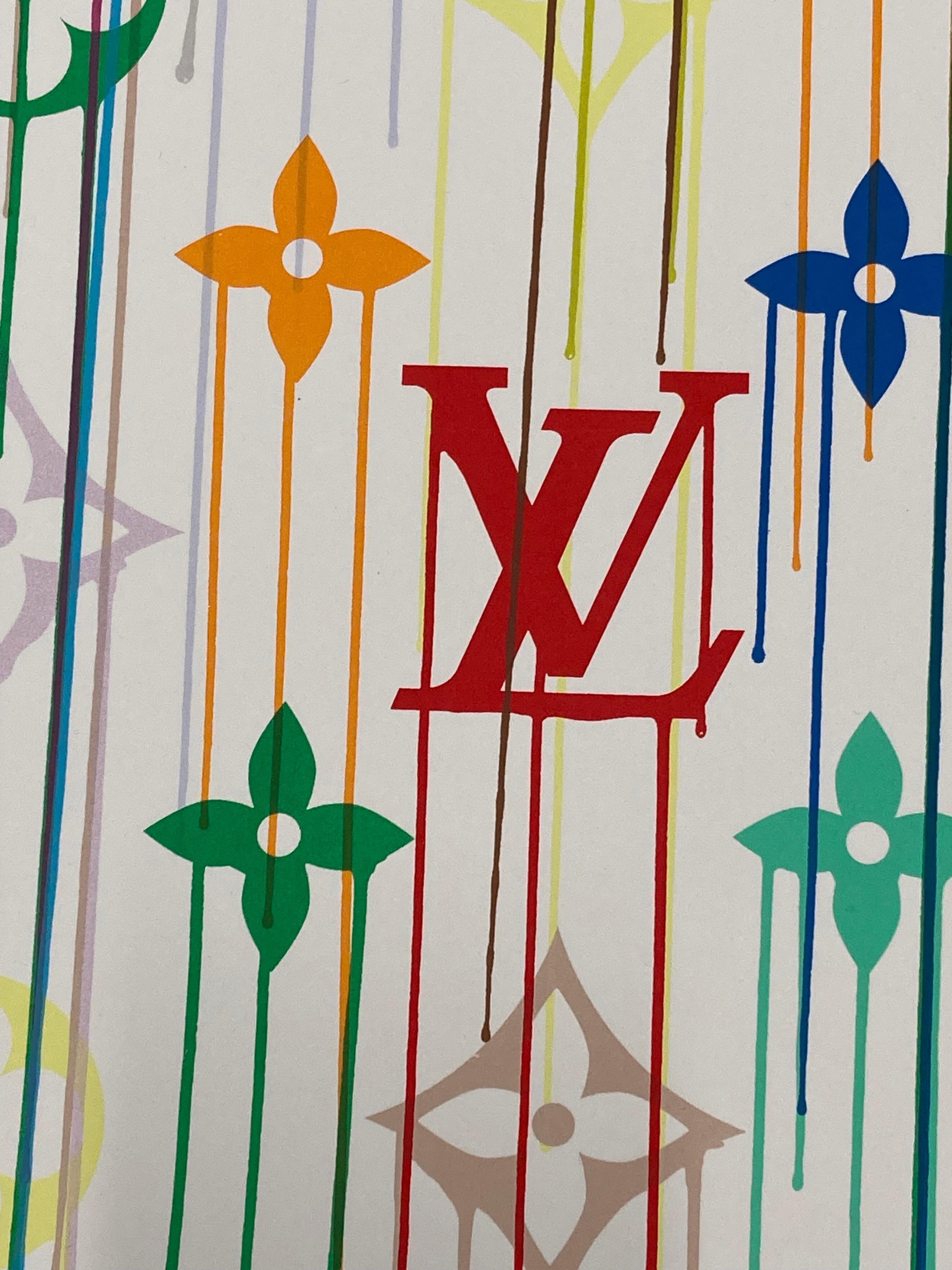 Zevs, Liquidated Louis Vuitton (Multicolore), 2011. Siebdruck, signiert (Französisch) im Angebot