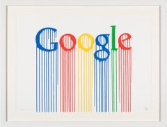 Zevs 'Liquidated Google' Limited Edition, Signed Print