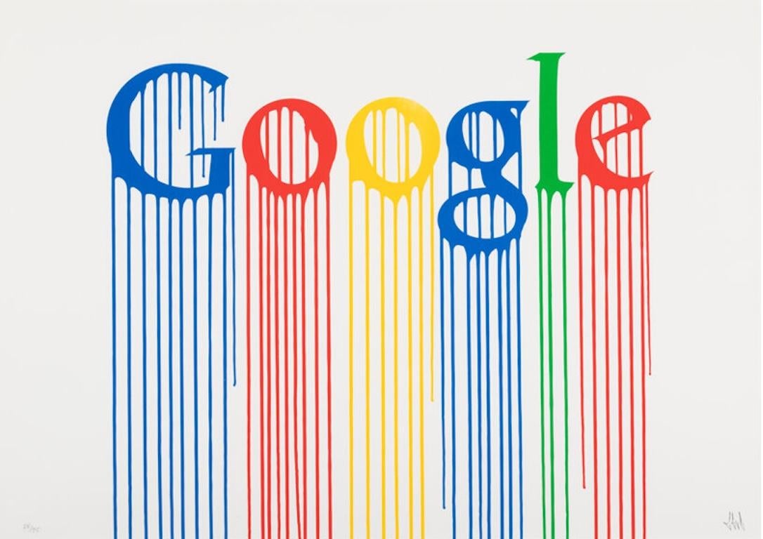 Zevs 'Liquidated Google' Edizione limitata, stampa firmata