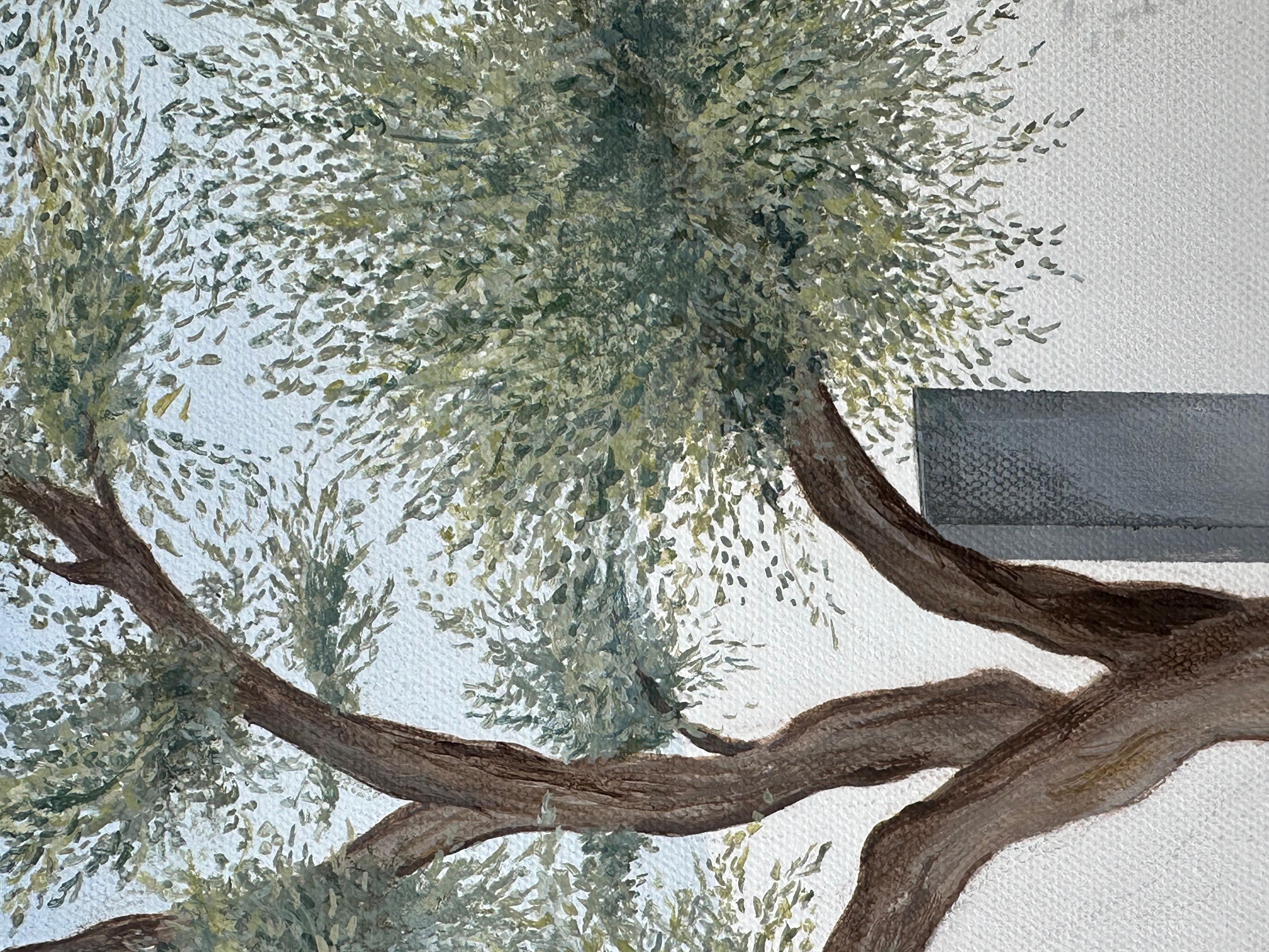 <p>Commenti dell'artista<br>L'atmosfera sotto il sole dell'Egeo conferisce un bagliore etereo all'ambiente circostante. In questo dipinto, il blu oltremare del cielo si fonde con la luce del sole, creando una miscela armoniosa con i gialli tenui