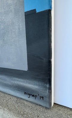 Shadow of a Tree on Facade, Original Painting