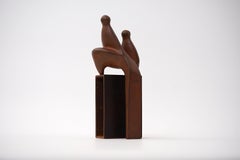 Zezoo Animal & Rider – Abstract Cast Iron Sculpture by Gertraude Zebe, 3/5, 2003