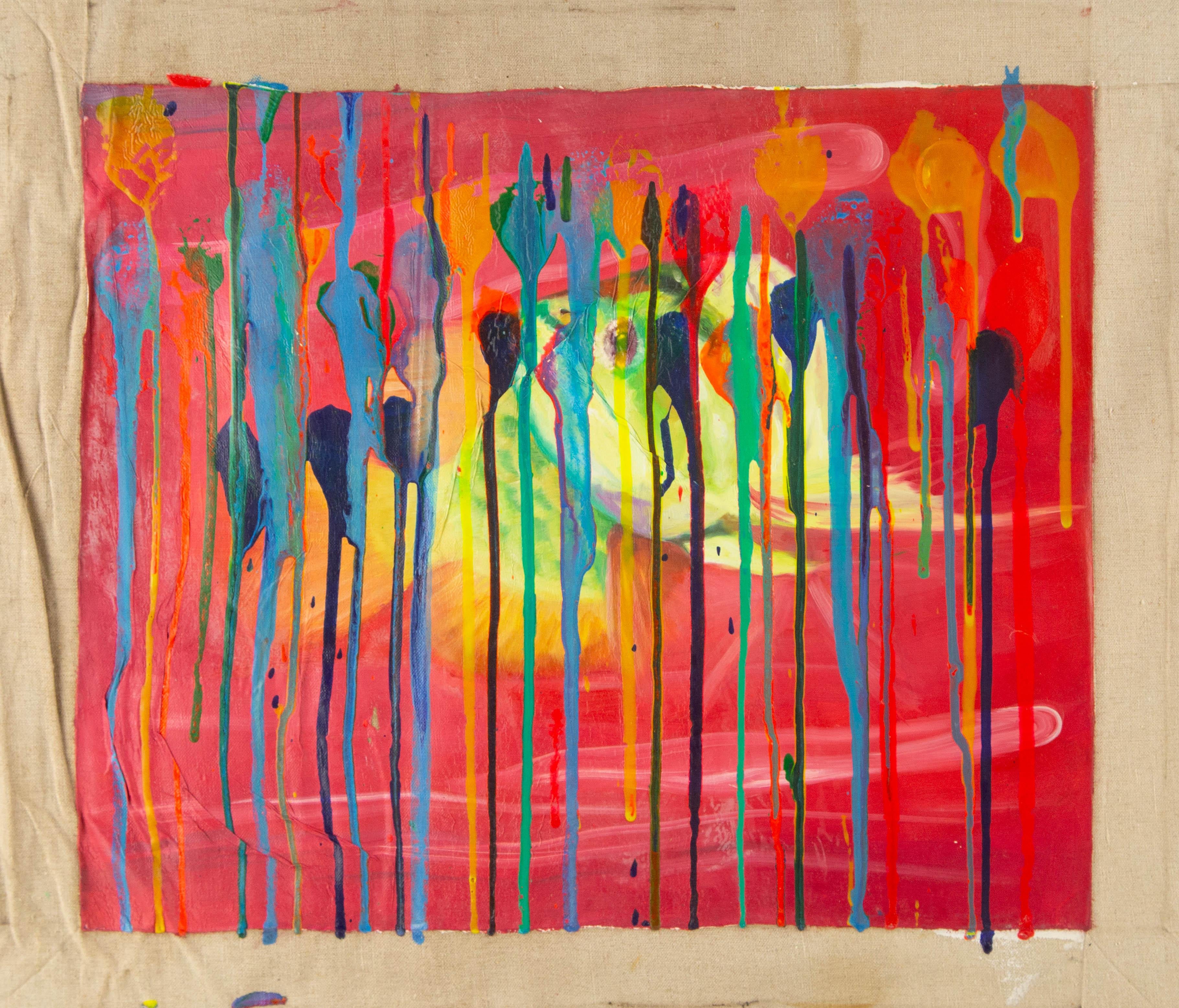 Yang Animal Huile originale sur toile 