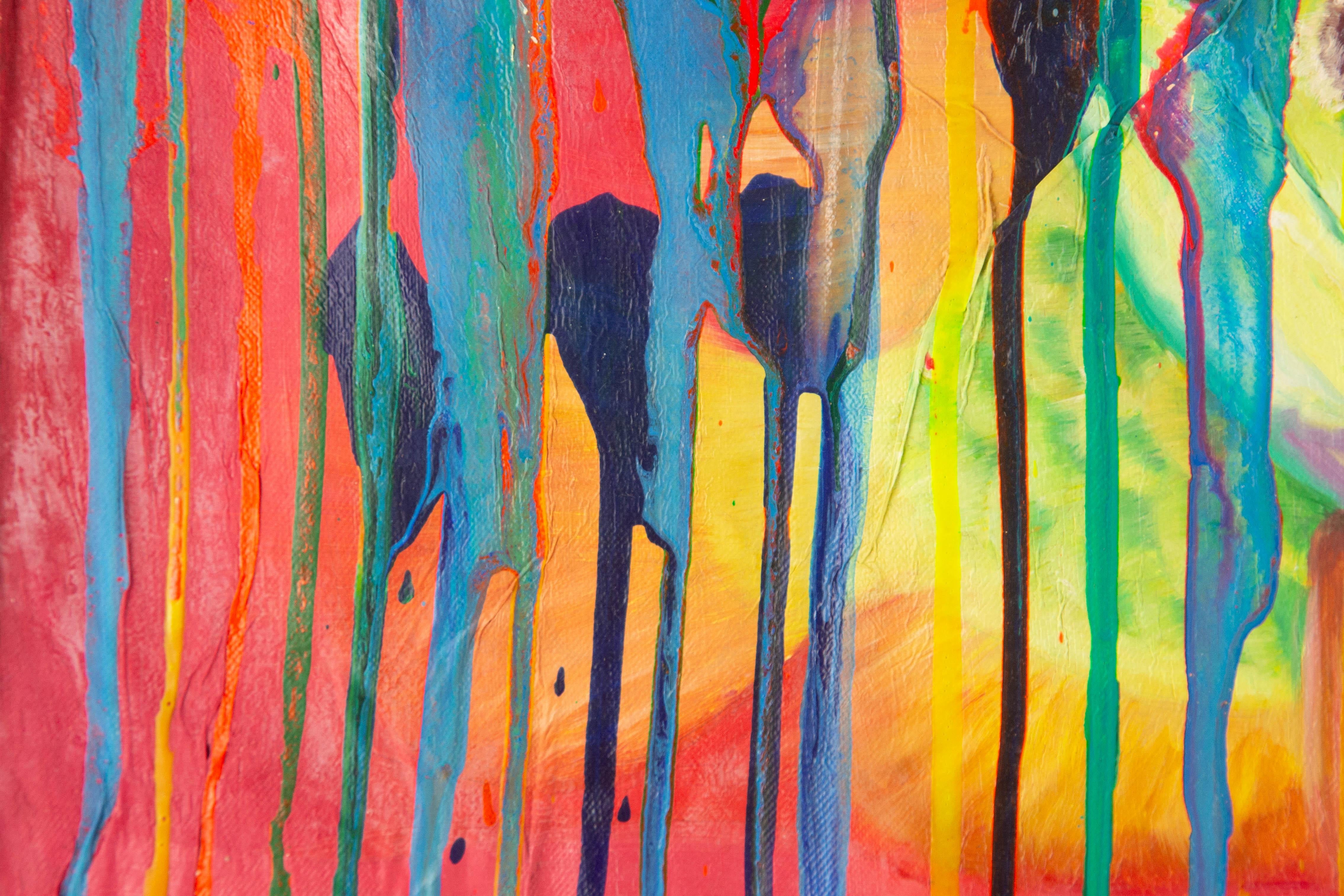 Yang Animal Huile originale sur toile 