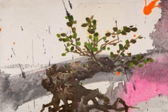 Zhan Yang Contemporary Art Original Mixed Media "Rootless Tree 3"