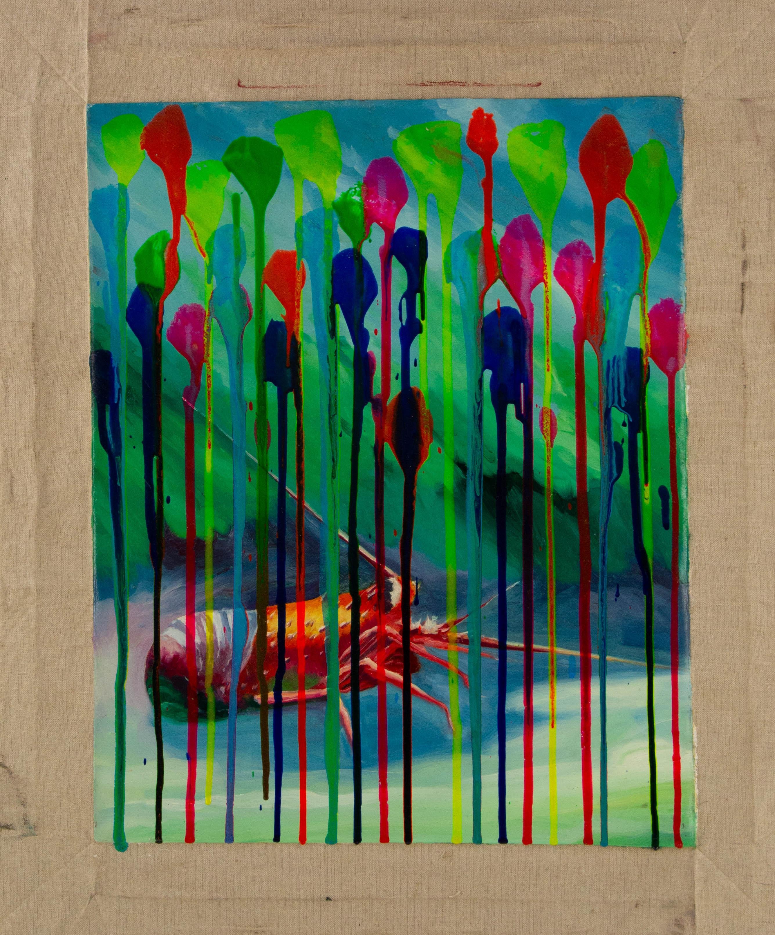 Zhan Yang Surrealist Original Ölgemälde 