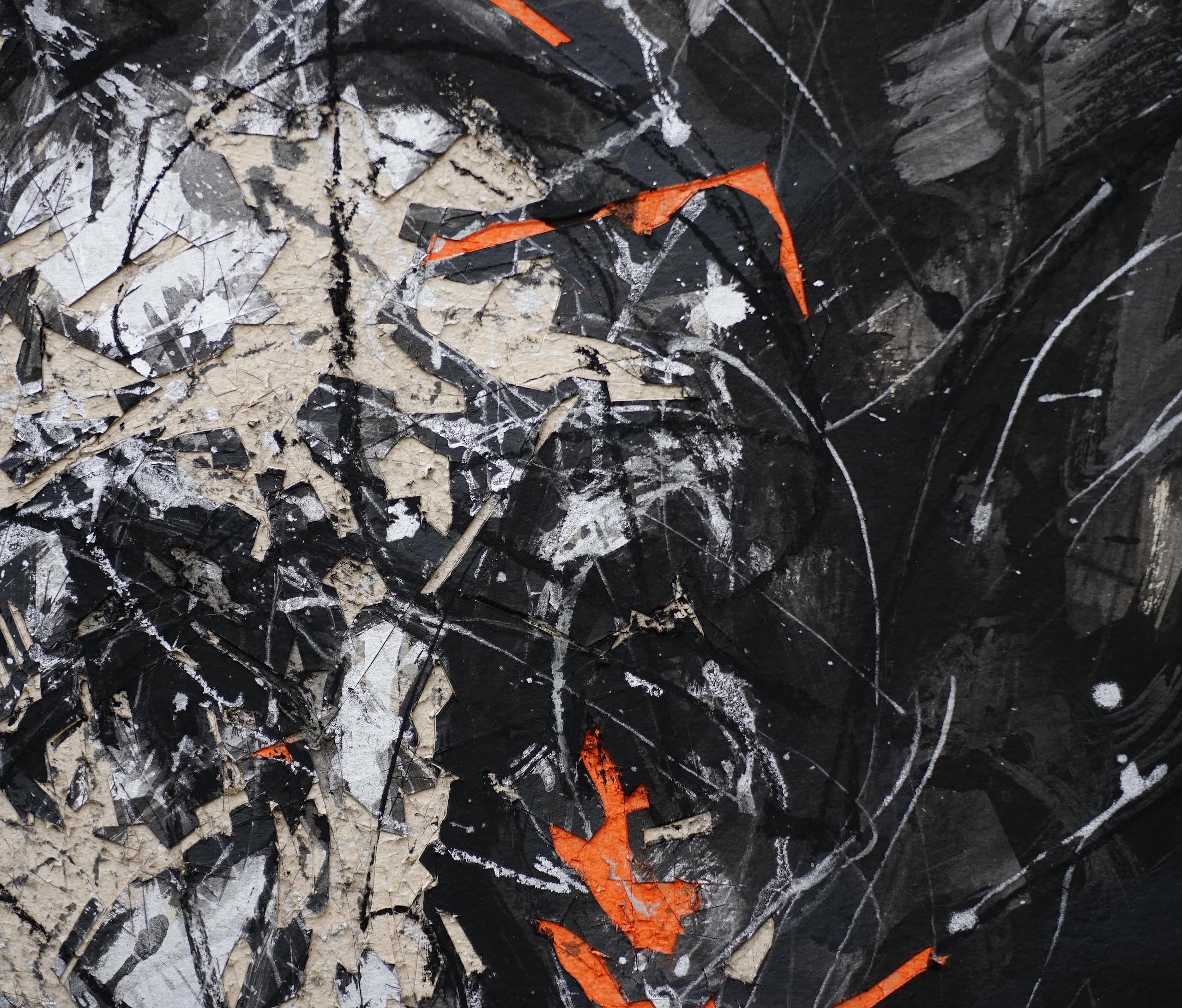 No. 217 by Hongyu Zhang - Contemporary portrait painting, mixed media For Sale 1