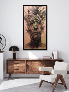 No. 223 by Hongyu Zhang - Contemporary portrait painting, mixed media