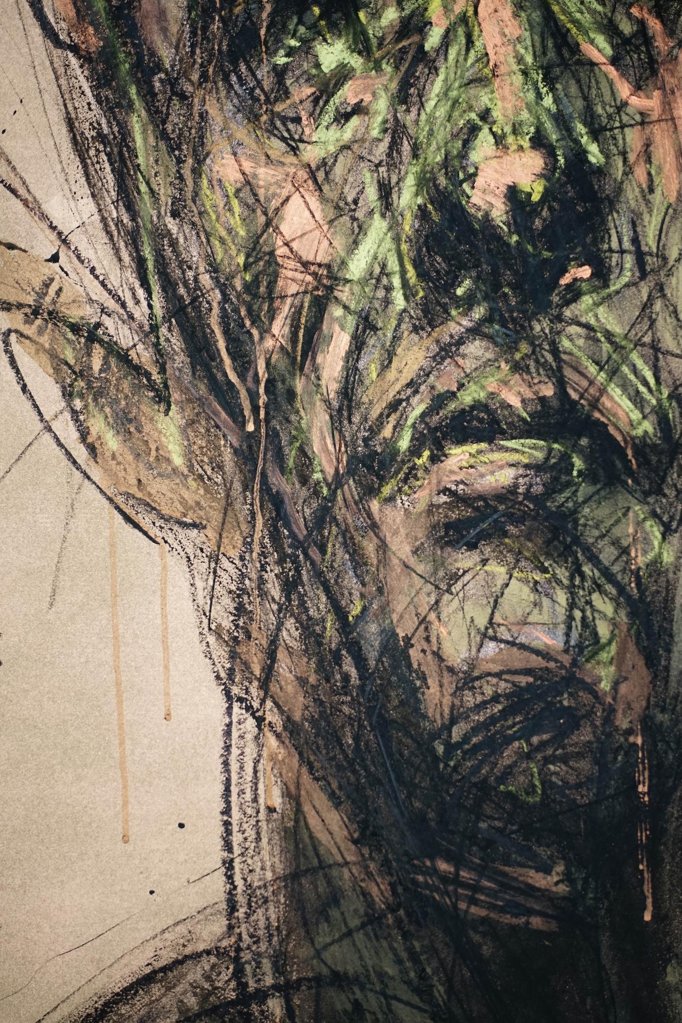 El nº 223 es un cuadro único del artista contemporáneo Hongyu Zhang. El cuadro está realizado con tinta china, carboncillo y acrílico sobre papel kraft montado sobre lienzo. Las dimensiones son 120 × 60 cm (47,2 × 23,6 pulg.). Las dimensiones de la