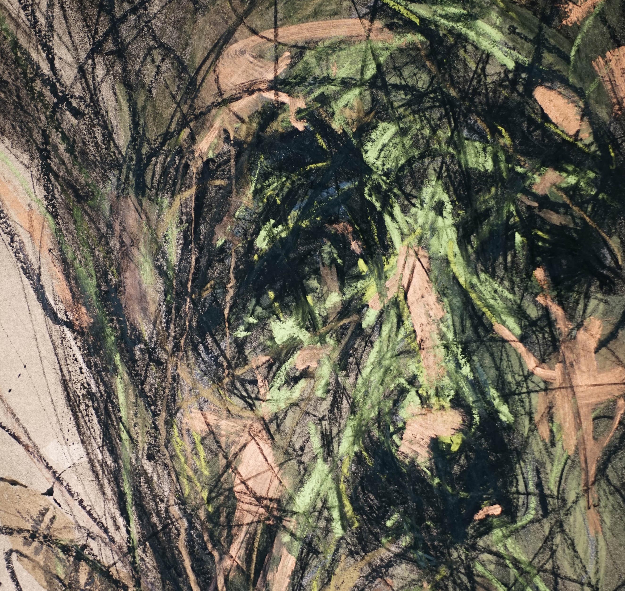 N.º 223 de Hongyu Zhang - Retrato contemporáneo, técnica mixta en venta 1