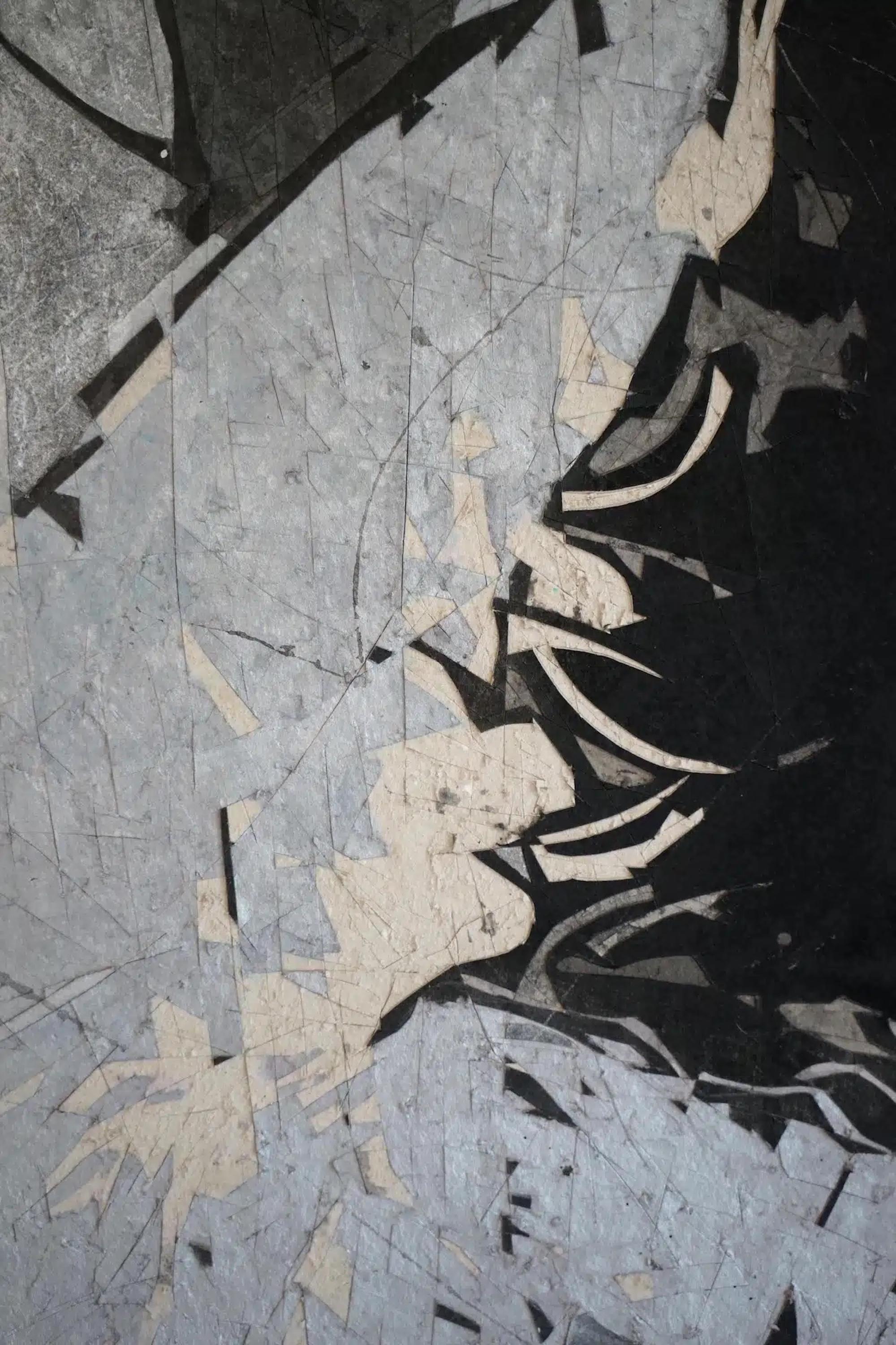 Tribute to Artists 2 by Zhang Hongyu - Portrait painting, black and white For Sale 6