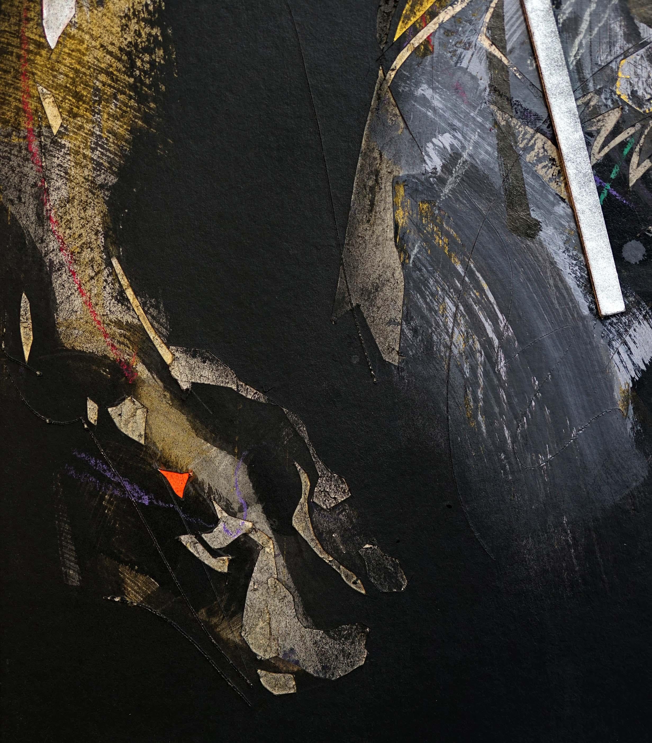 Tribute to Michelangelo III by Zhang Hongyu - Contemporary portrait painting en venta 6