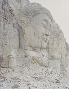 Tête de Bouddha sur la montagne, 2015 - Zhang Kechun (photographie couleur de paysage)