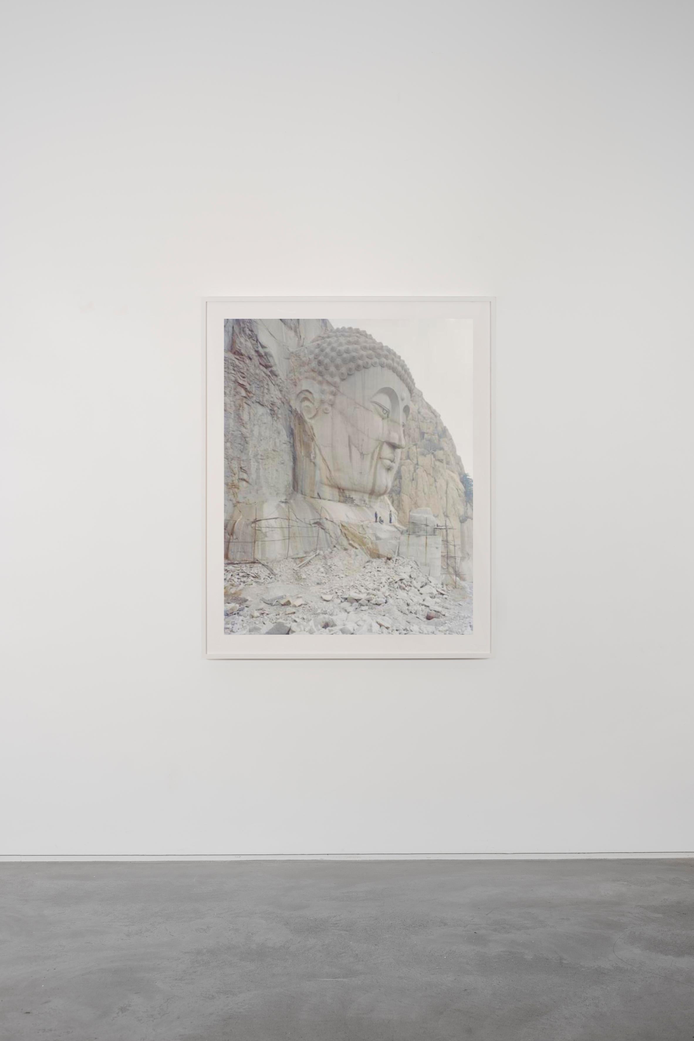 Buddha Head in the Mountain, 2015 - Zhang Kechun (Landscape Colour Photography)
Signed and numbered on reverse
Archival pigment print

Available in multiple sizes: 
35 1/2 x 43 inches, edition of 7 + 1 AP
42 1/2 x 52 3/4 inches, edition of 5 + 1