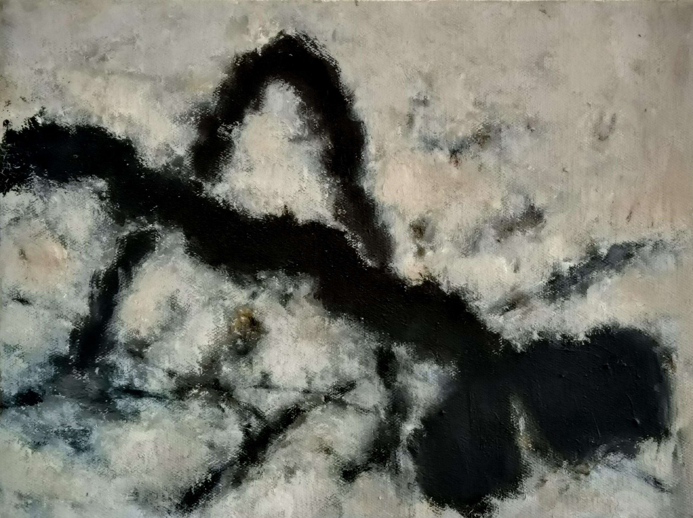 Figurative Painting de Zhang Lili - Pintura figurativa al óleo- La sombra