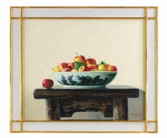 Apples on the Table - Painting by Zhang Wei Guang - 2008