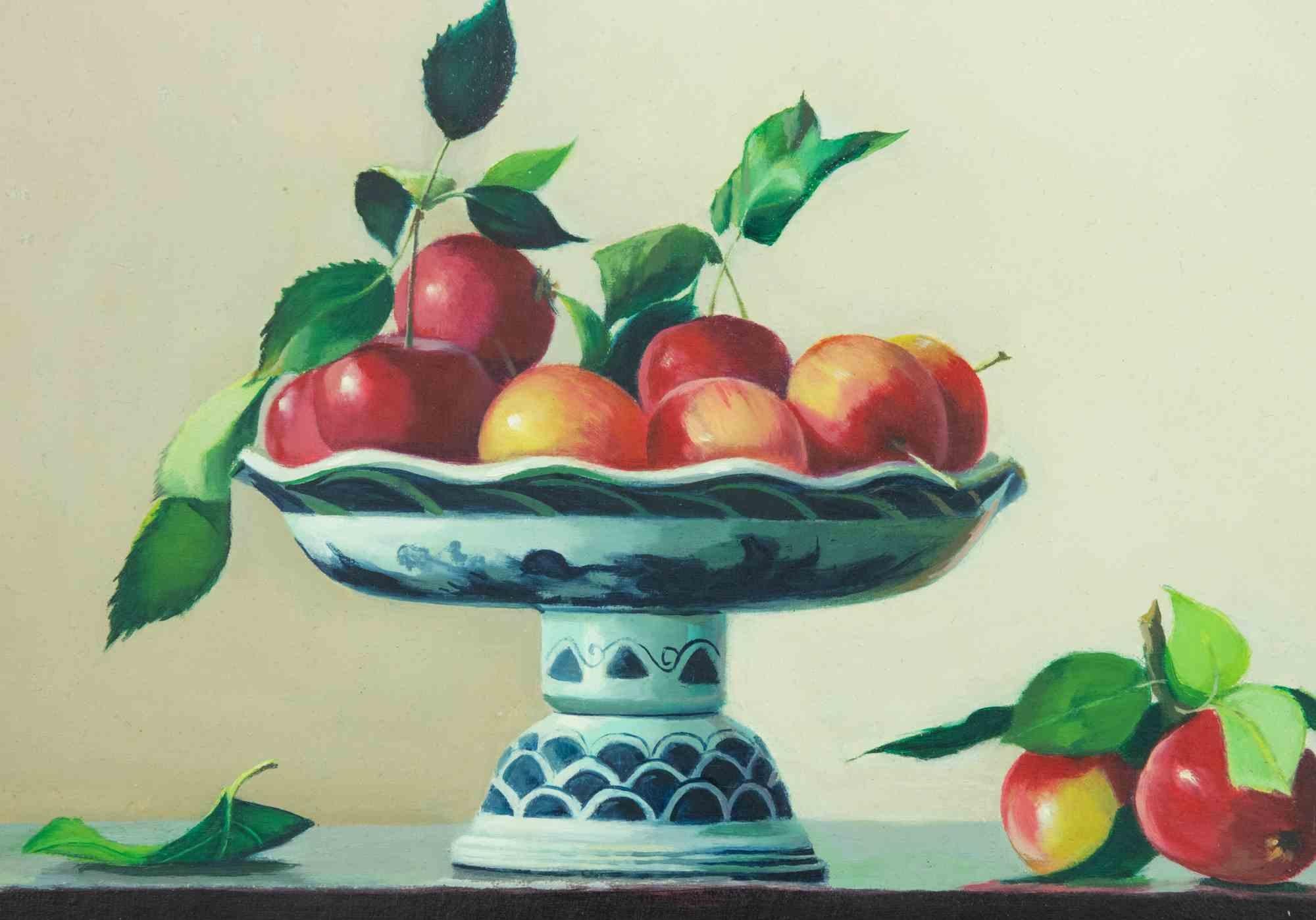 Red Apples - Painting by Zhang Wei Guang - 1998 For Sale 1