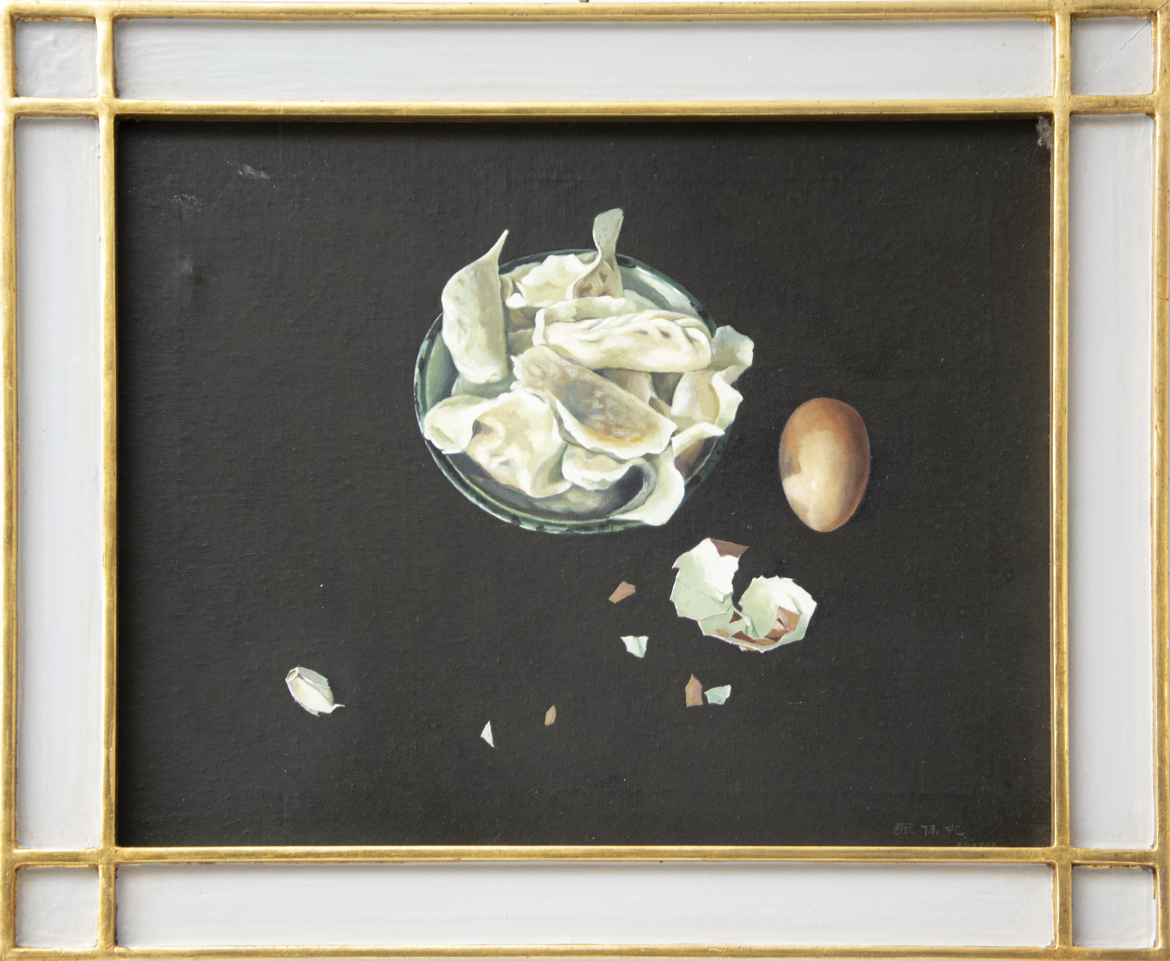 Œufs Broken Eggs  Huile sur toile de Zhang Wei Guang - 2007