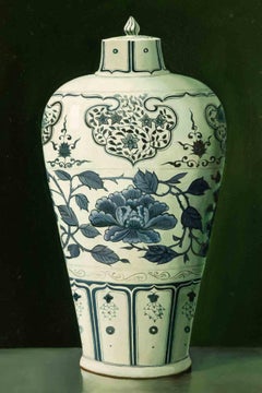 Chinese Vase - Oil Painting by Zhang Wei Guang - 2004