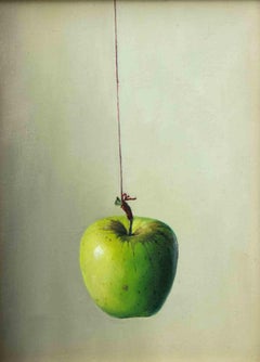Green Apple - Oil Painting by Zhang Wei Guang - 2005