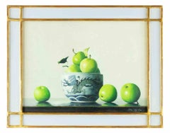 Green Apples - Oil Painting by Zhang Wei Guang - 2006