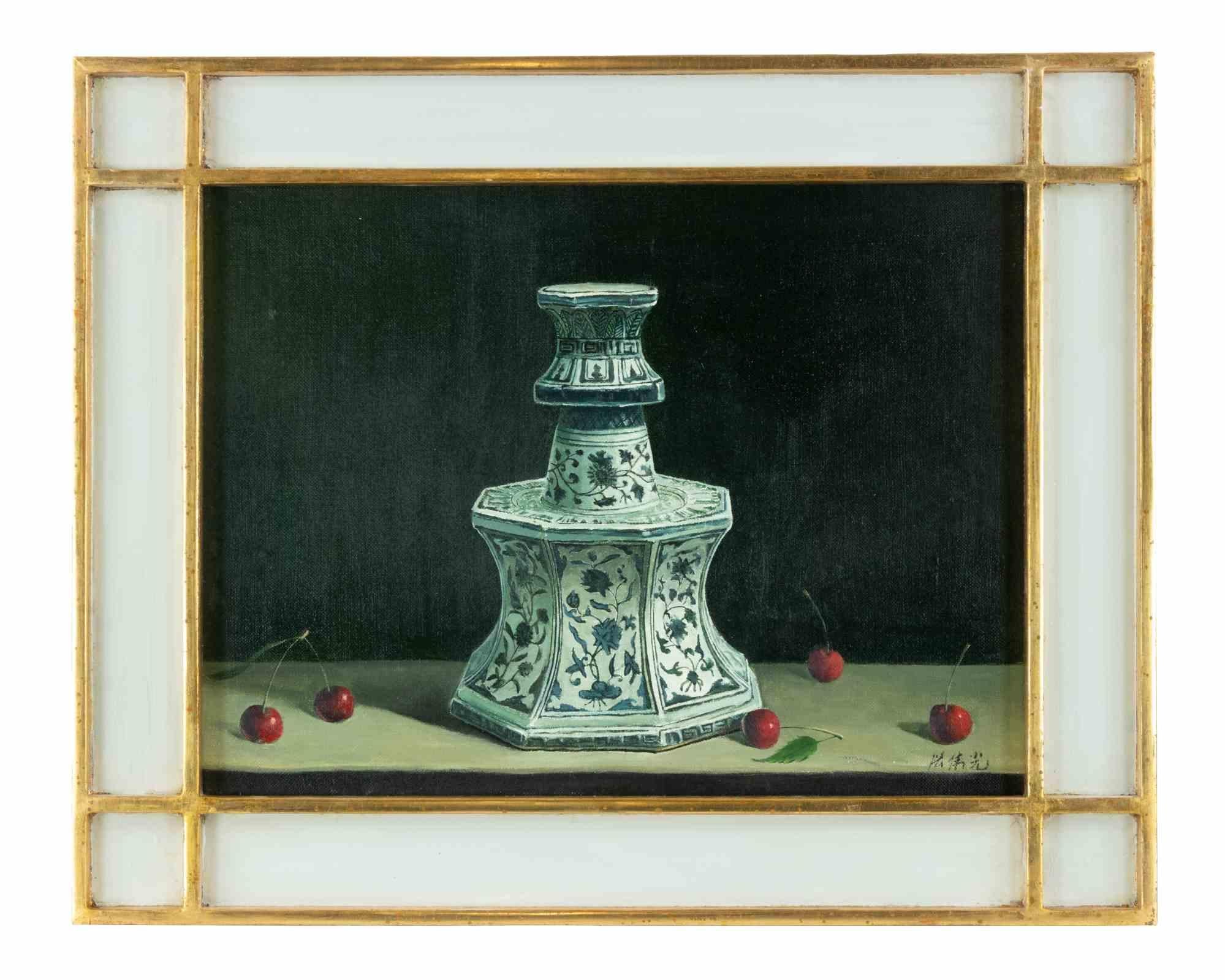 Points rouges est une peinture à l'huile réalisée dans les années 2010 par Zhang Wei Guang (Miroir).

Peinture à l'huile sur toile. 

Comprend un cadre : 40 x 3 x 50 cm.

Signé à la main dans la marge inférieure

Zhang Wei Guang, également appelé