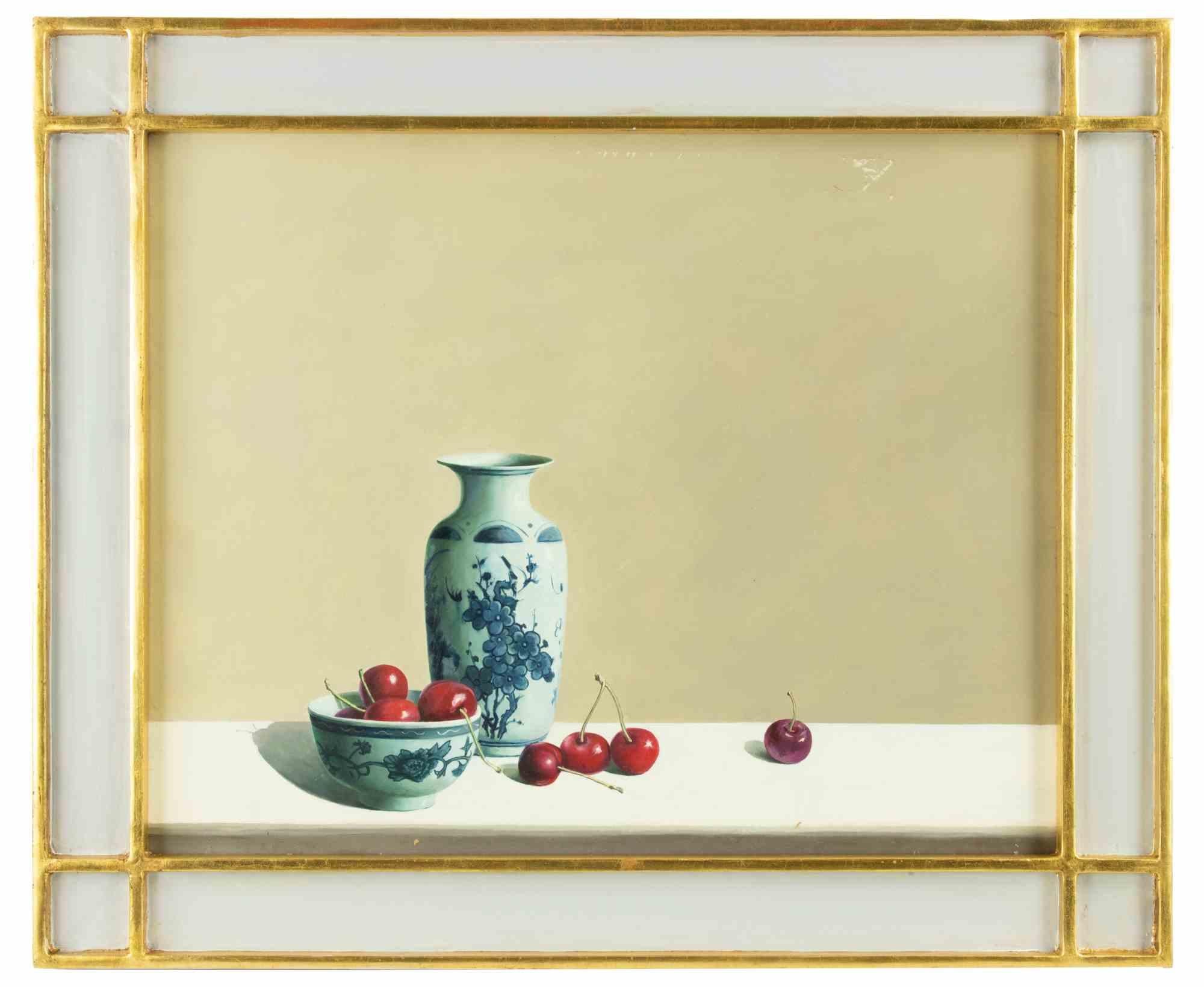 Nature morte -  Peinture à l'huile de Zhang Wei Guang - Années 2000 en vente 2