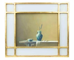 Vase and Eggs - Oil Painting by Zhang Wei Guang - 2000s