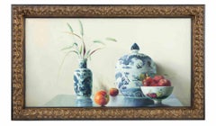 Vases and Fruits - Oil Painting by Zhang Wei Guang - 2006