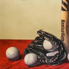 Baseball, Original Lithograph by Zhang Wei Guang -  2008