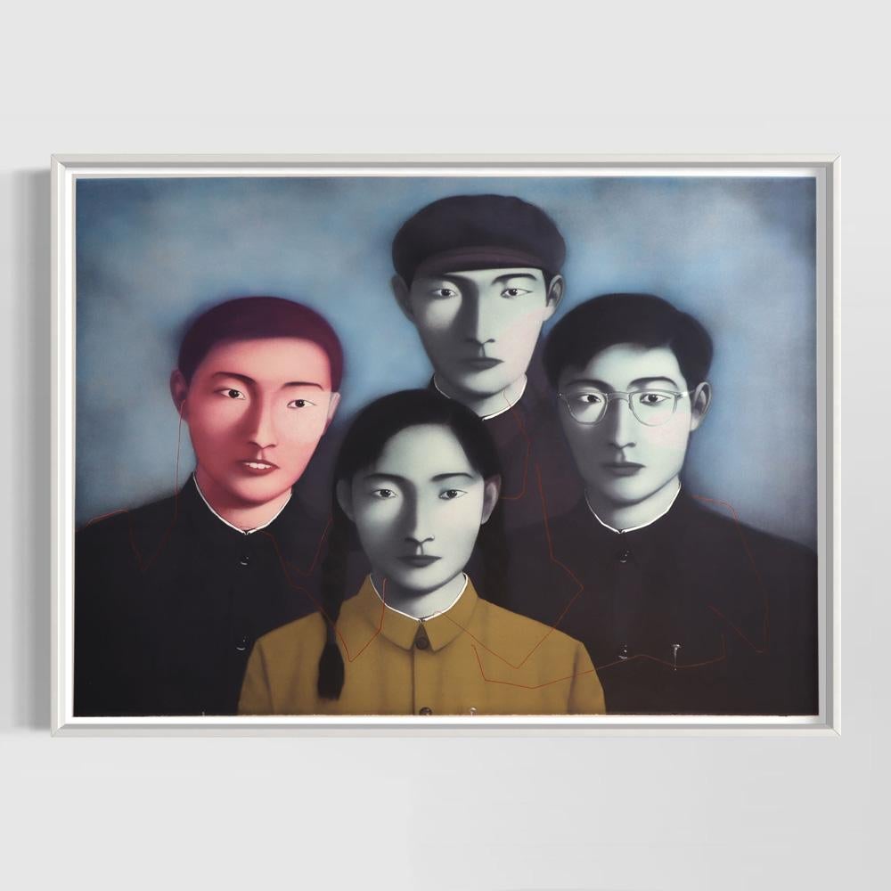 Le sang du martyr, Art chinois, 21e art contemporain, Art figuratif - Print de Zhang Xiaogang