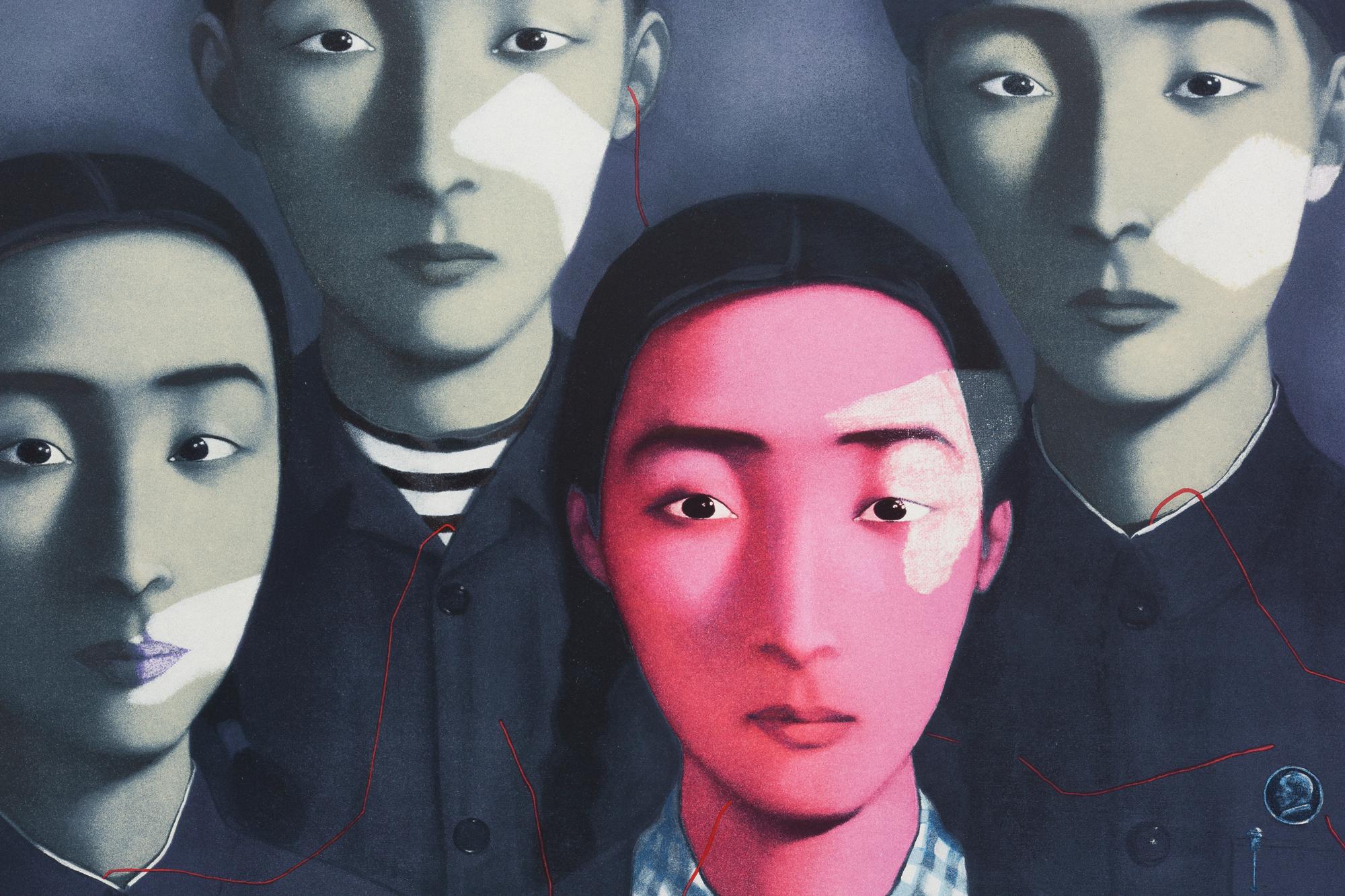 Untitled, from Bloodline Series - Contemporary Print by Zhang Xiaogang