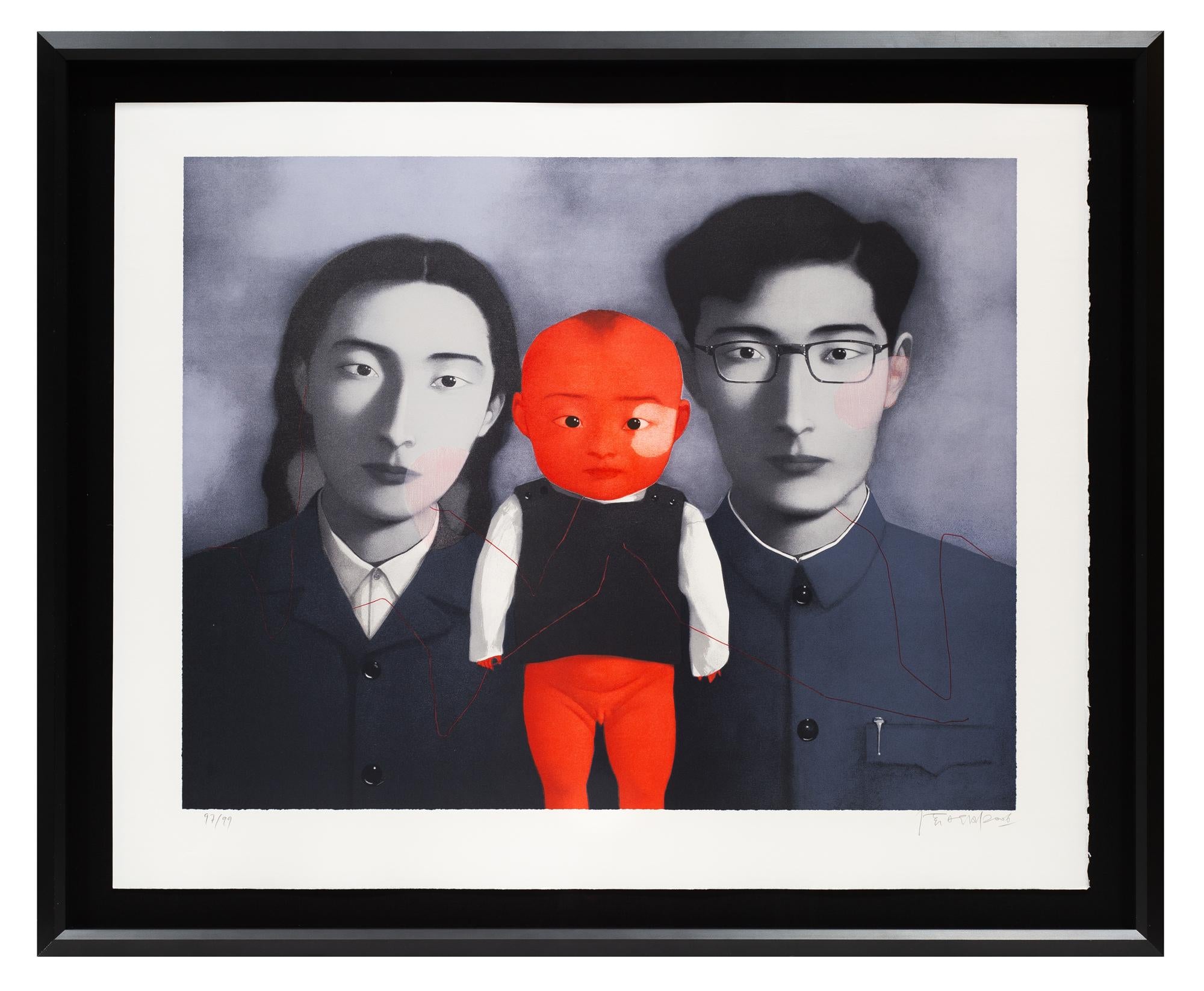Untitled, from Bloodline Series - Print by Zhang Xiaogang