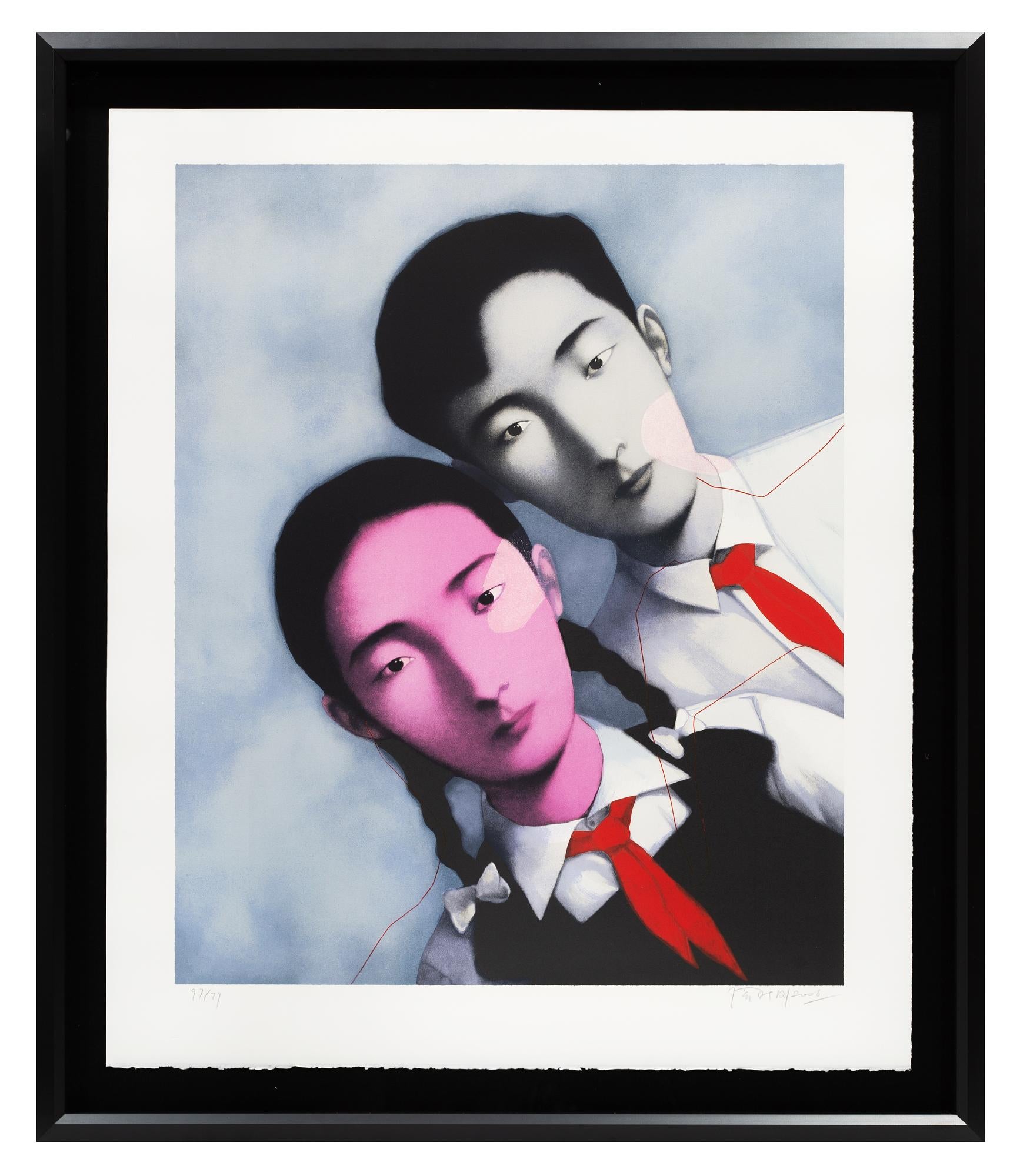 Untitled, from Bloodline Series - Print by Zhang Xiaogang