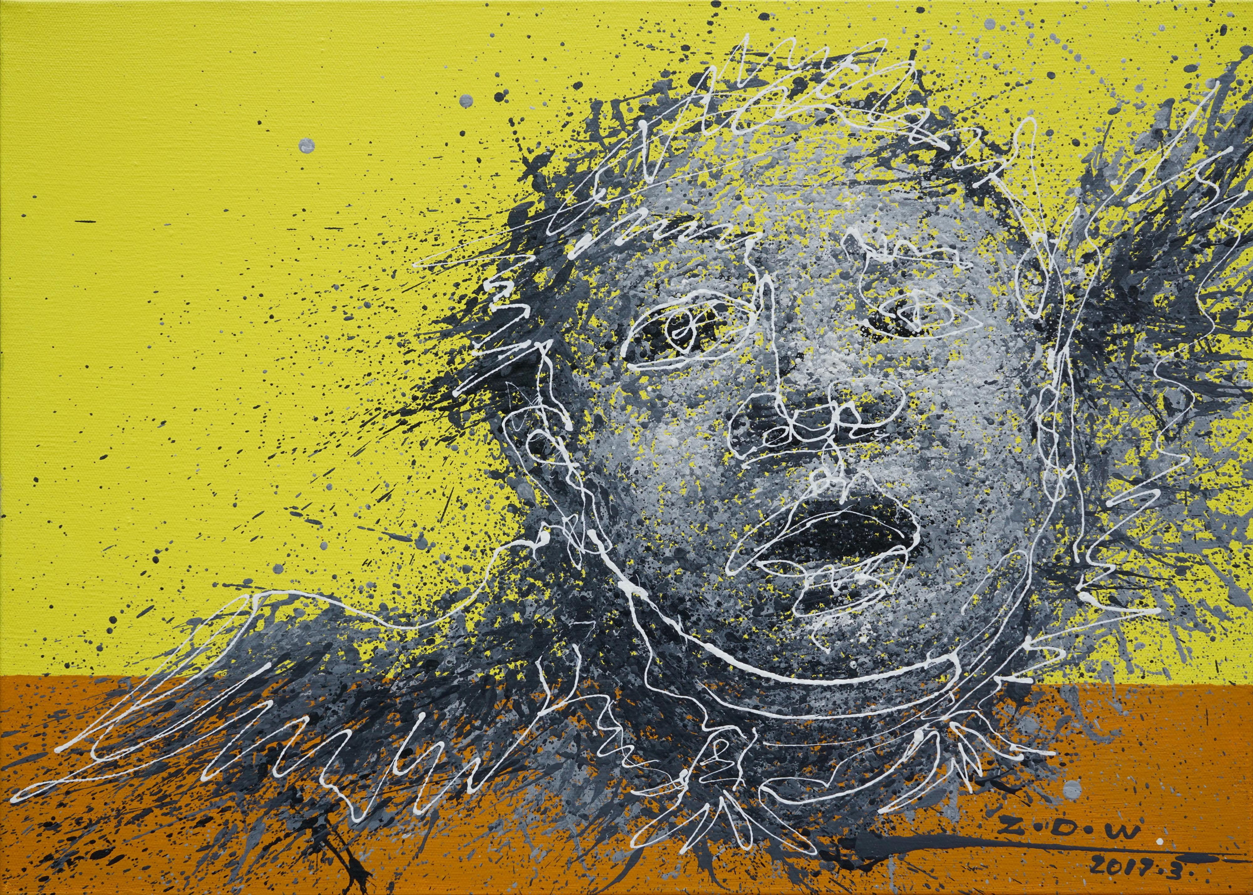 Zhao De-Wei es un artista chino nacido en 1960 que vive y trabaja en Pekín, China. El arte de Zhao se basó inicialmente en las selectas técnicas de espolvoreado de Pollock, pero también aporta expresiones más concretas relacionadas con los artistas