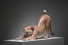 Wander Series - Wake Up - Tiger & Bird Sculpture 