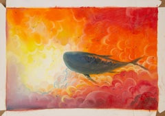 Zhao Wang Tierische Original-Acryl auf Leinwand "Boot der Träume"