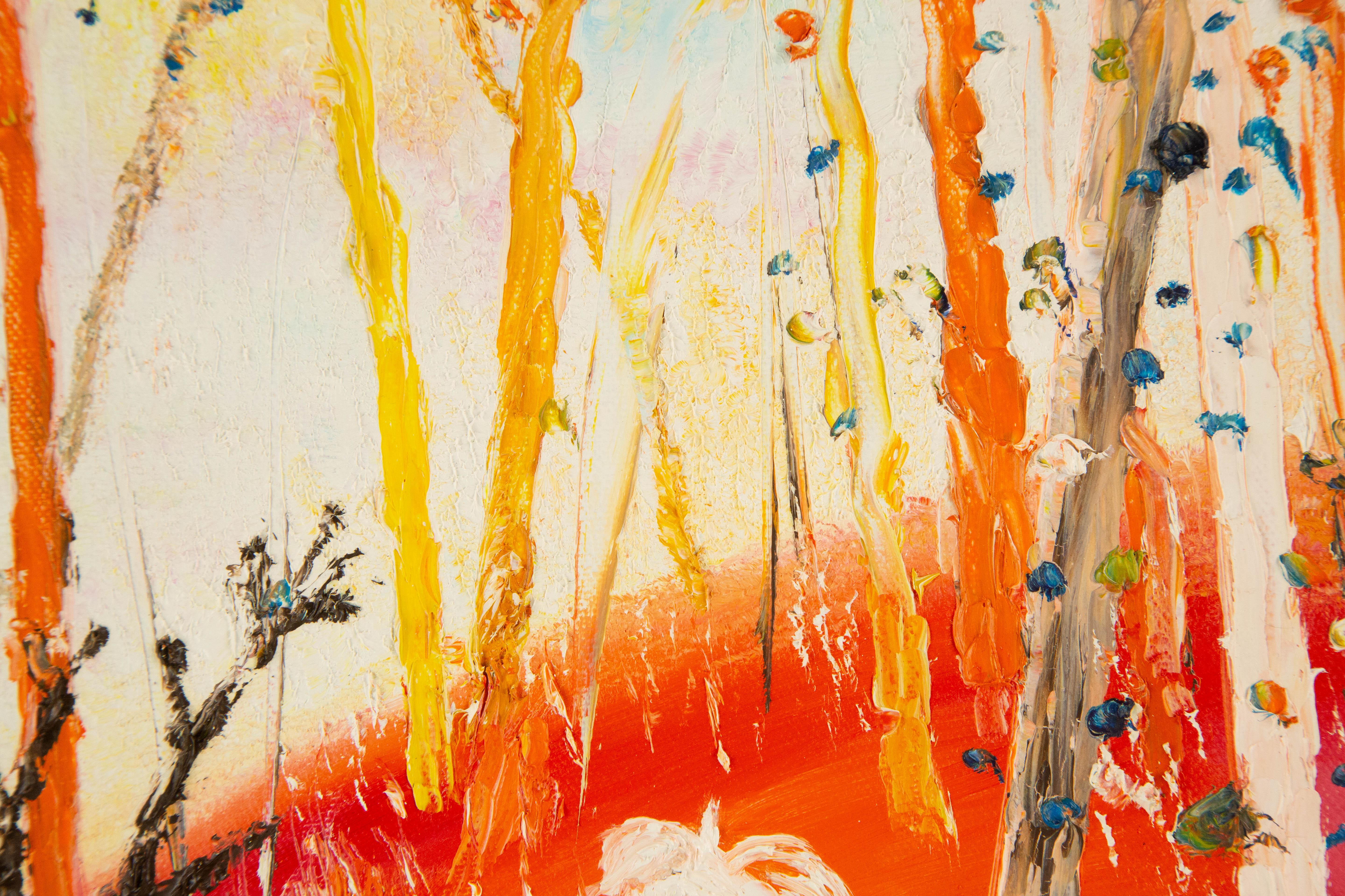 Zhao Wang Zeitgenössisches Original Öl auf Leinwand 
