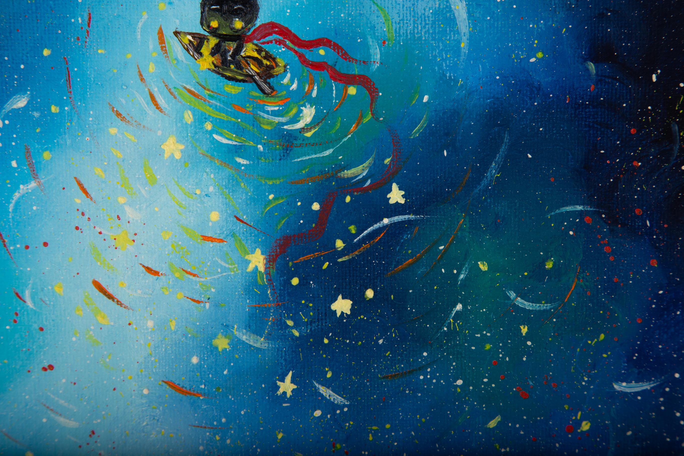 Zhao Wang Impressionista Olio originale su tela 