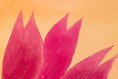 Zhao Wang Modernista Olio originale su tela "Zafferanone